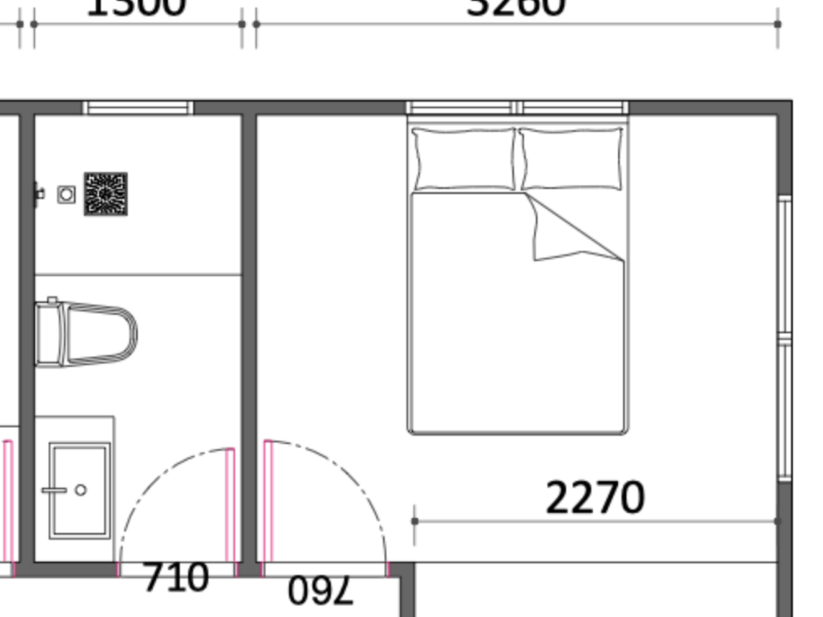 A corner of the SleekHaven 50 floor plan